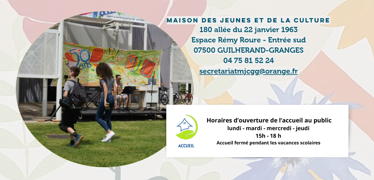 Centre de Loisirs MJC Guilherand Granges été 2026