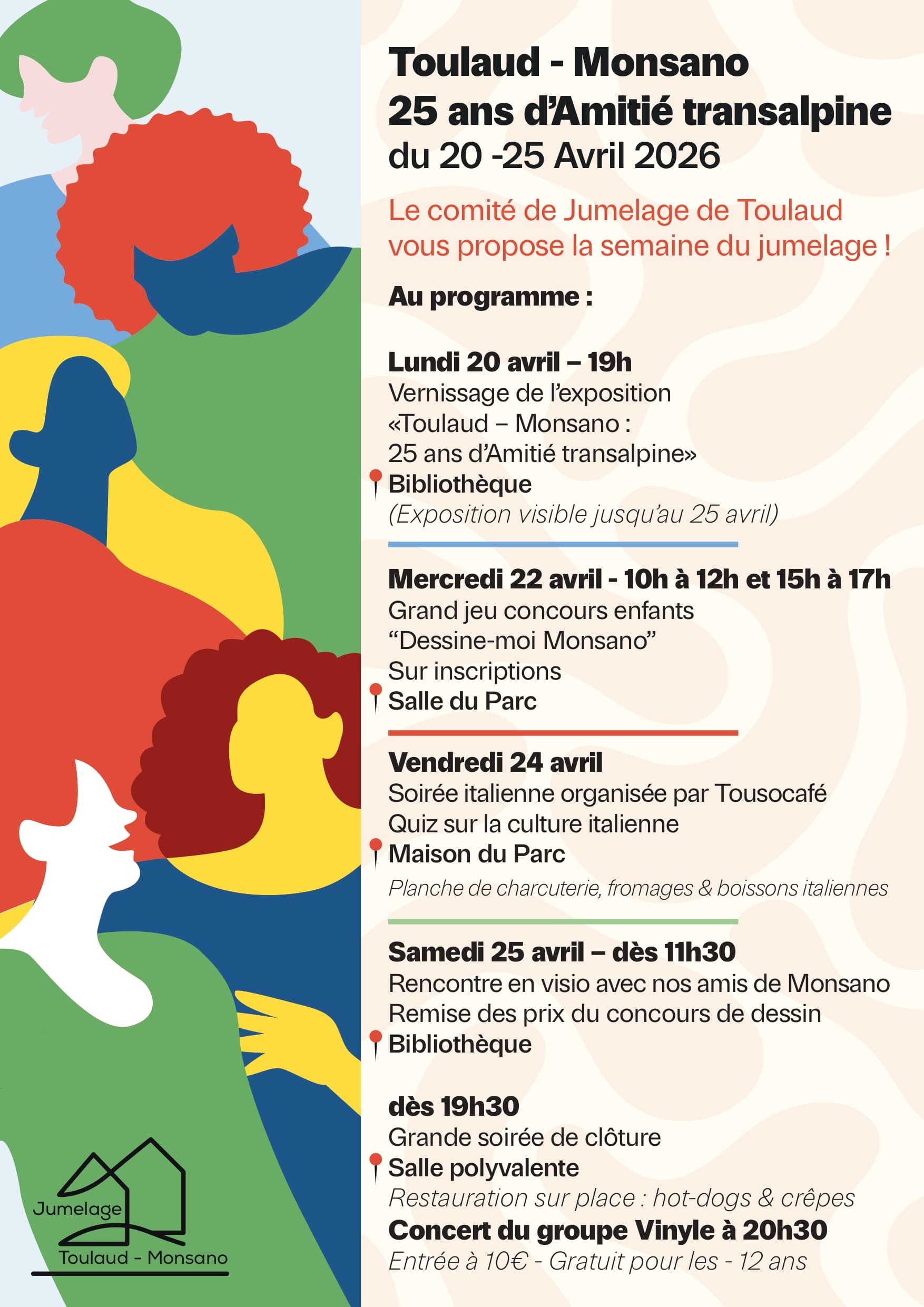 Semaine du jumelage du 20 au 25 avril